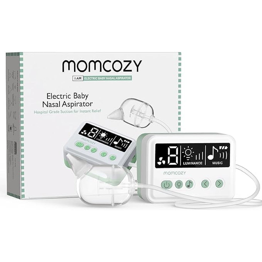 Momcozy hospital-grade electric baby nasal aspirator front view