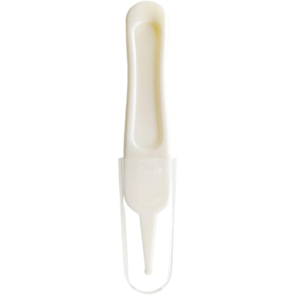 AHC Baby Nasal Tweezer front view of pink safety round head nose cleaner