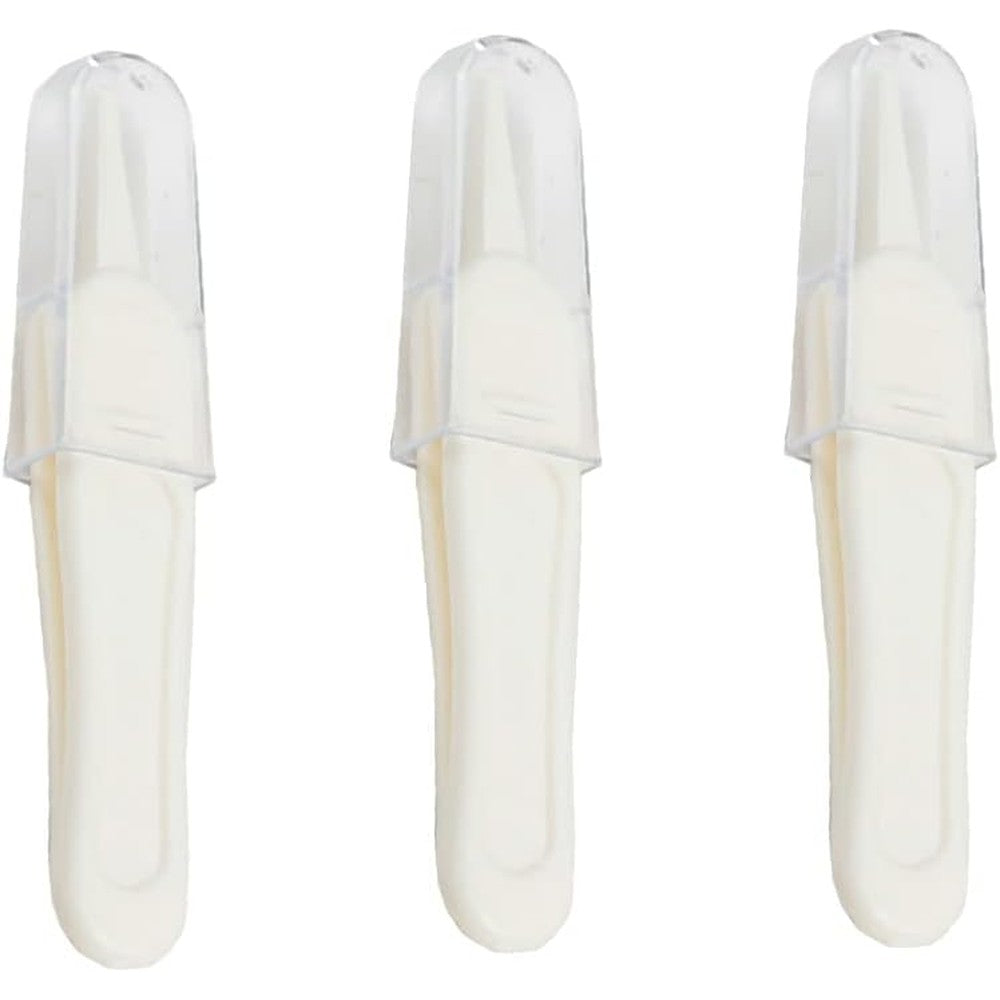 Gshllo 6 pieces baby nasal tweezers set front view