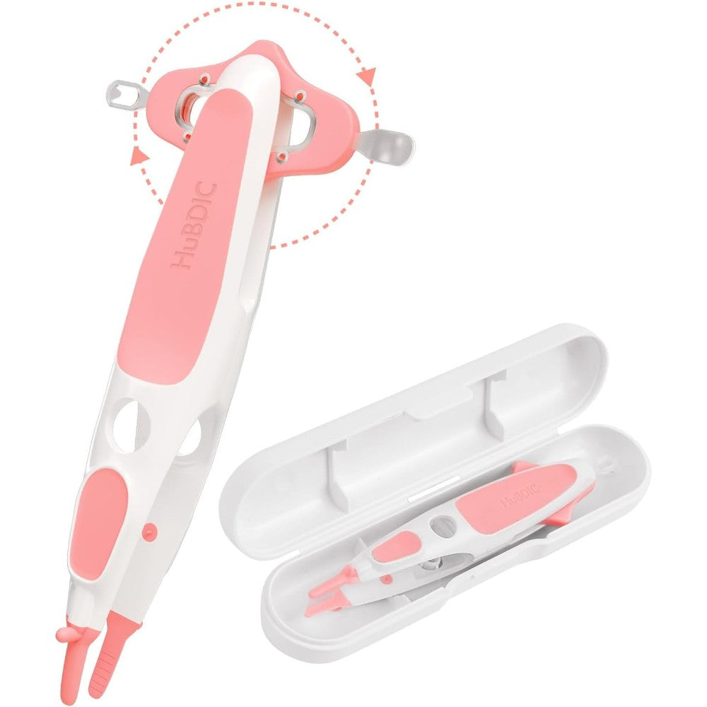 HuBDIC HubiBaby 3-in-1 baby nasal and ear cleaning tool in pink