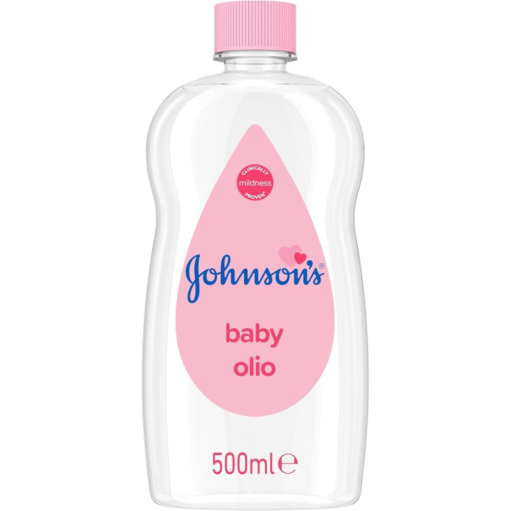 Johnsons Baby Oil Pink Moisturizing Formula For Delicate Skin 500 Milliliters
