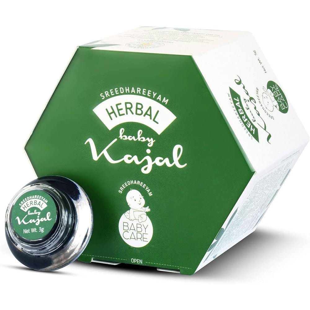 Sreedhareeyam Ayurveda herbal baby kajal front view for eye care