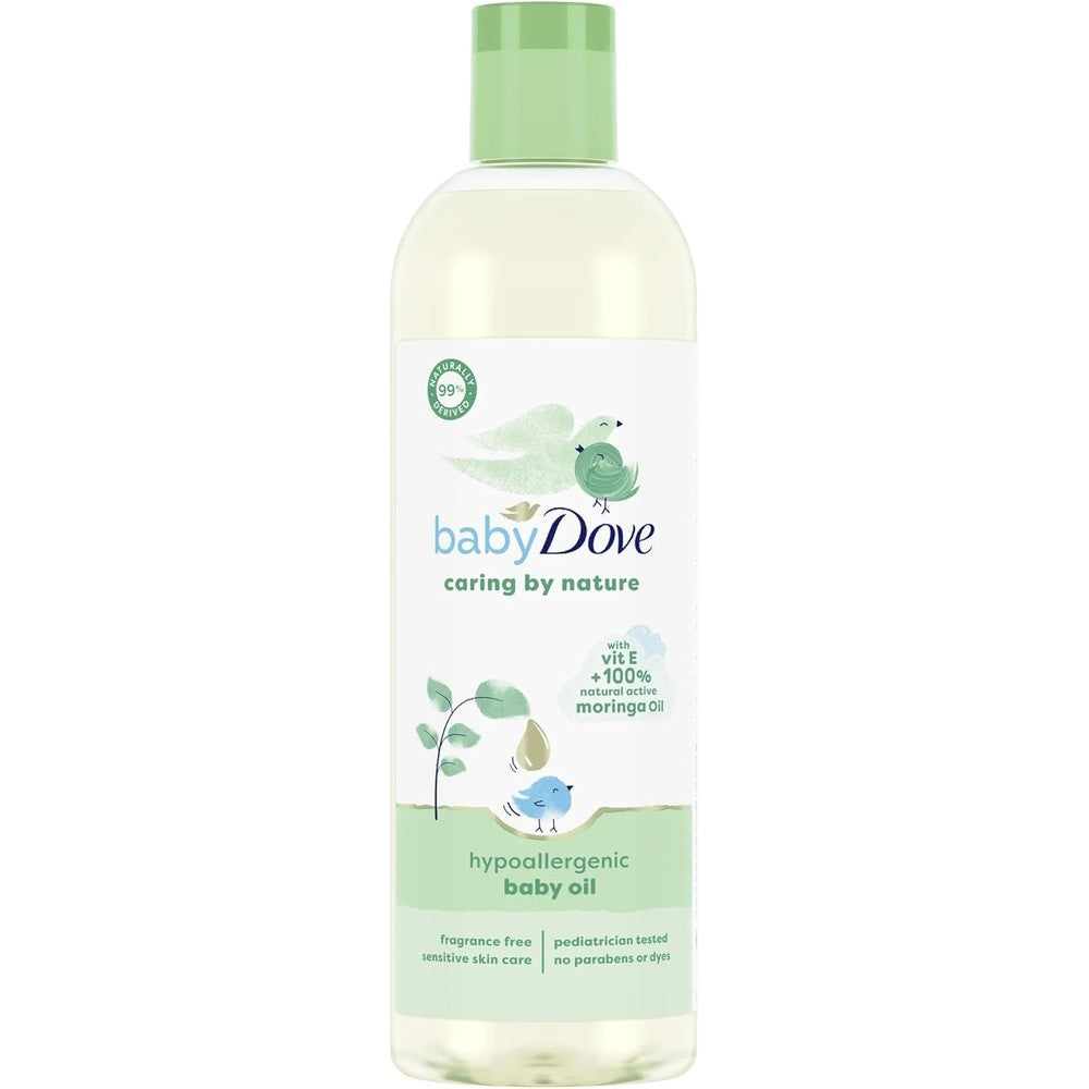 Baby Dove Caring By Nature Baby Oil front view