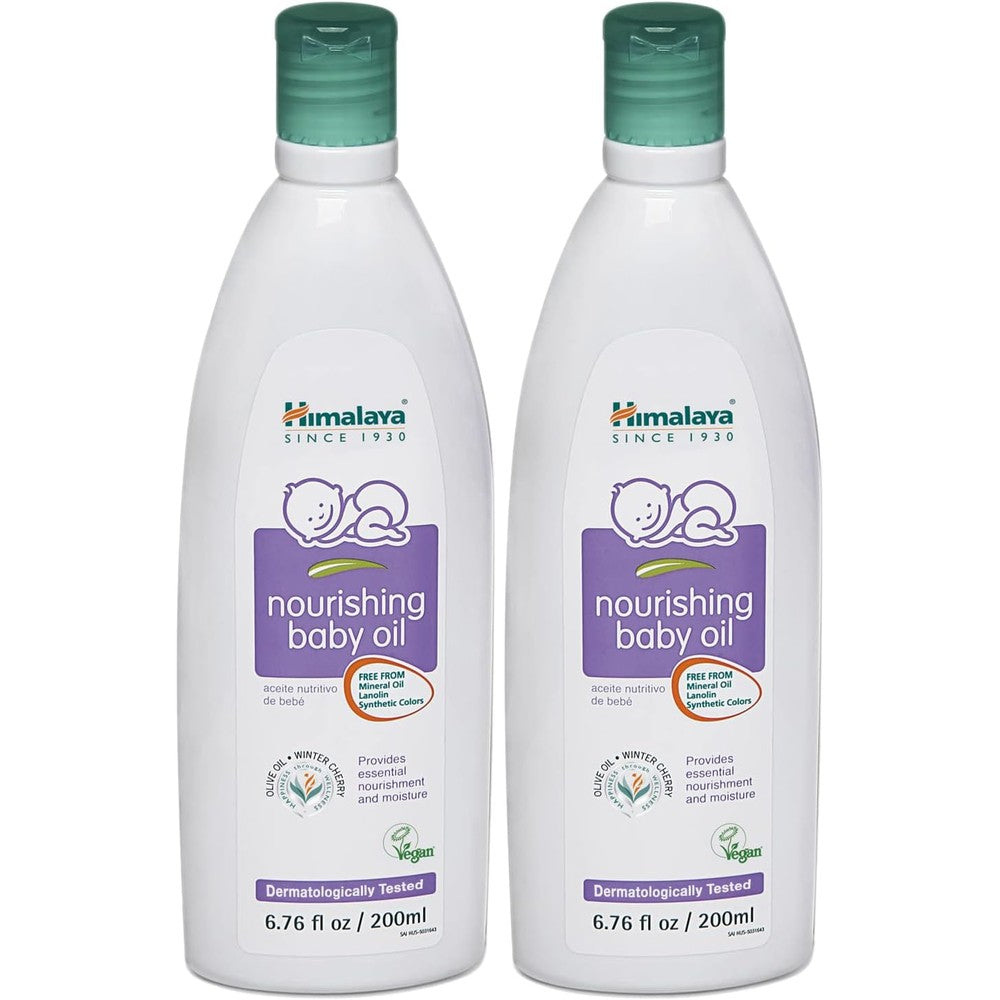 Himalaya Nourishing Baby Oil 2 pack front view