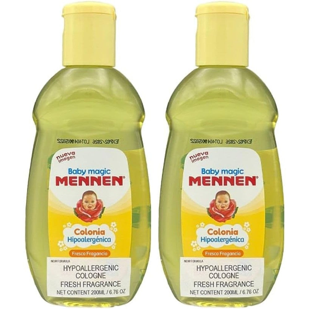 Baby Magic Mennen Cologne two pack front view