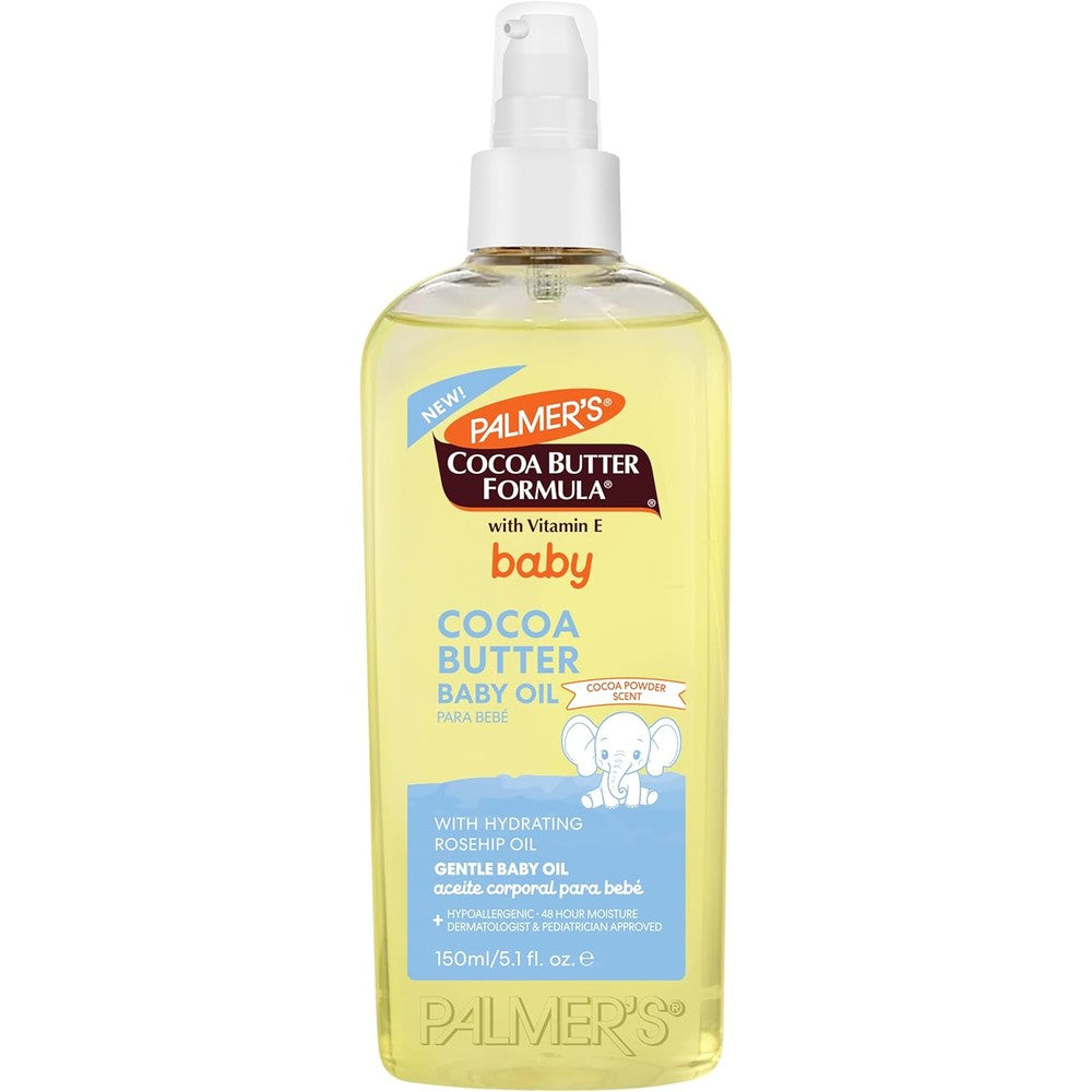 Palmer's Cocoa Butter Formula Gentle Baby Oil front bottle view