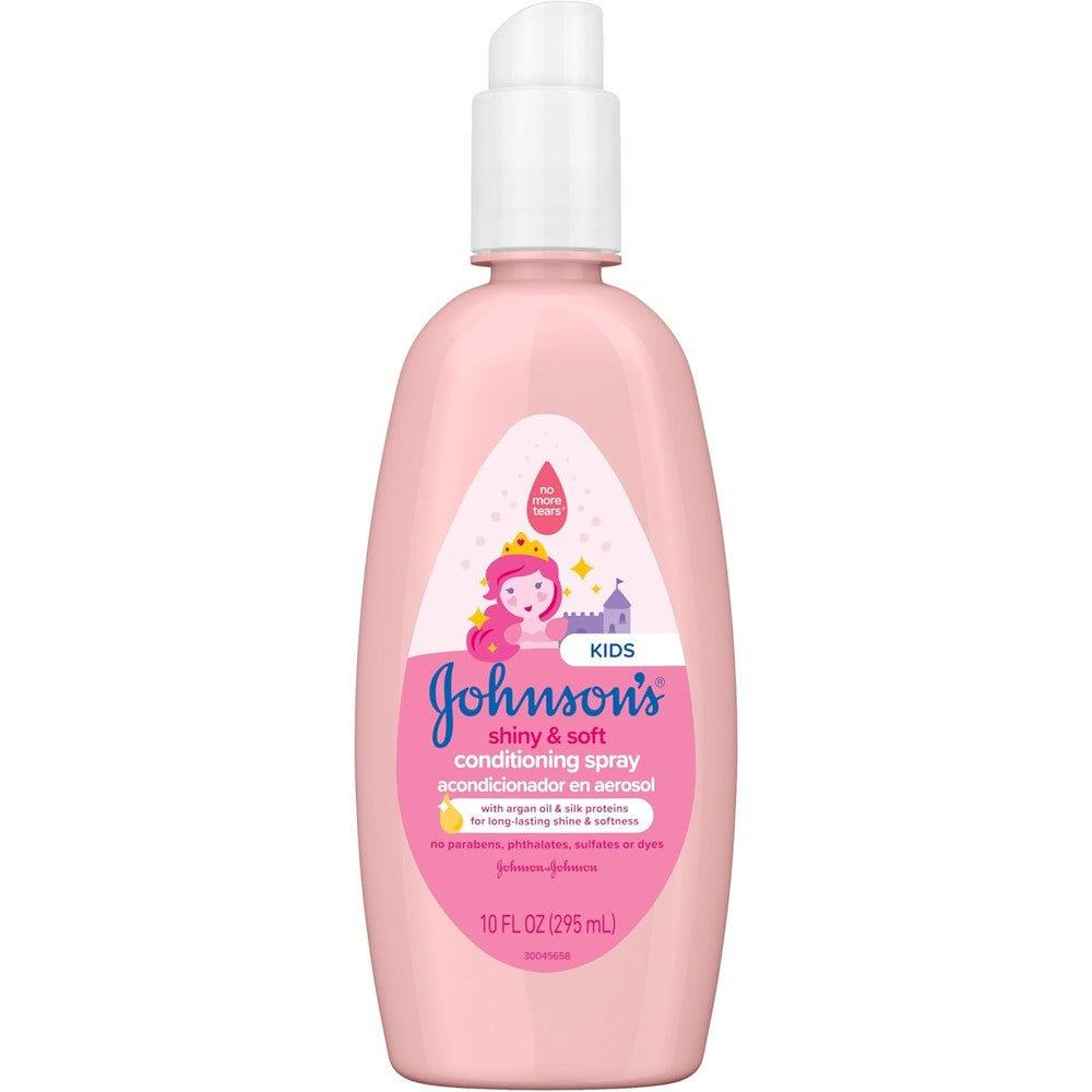 Johnsons Kids Shiny and Soft Conditioning Spray front view