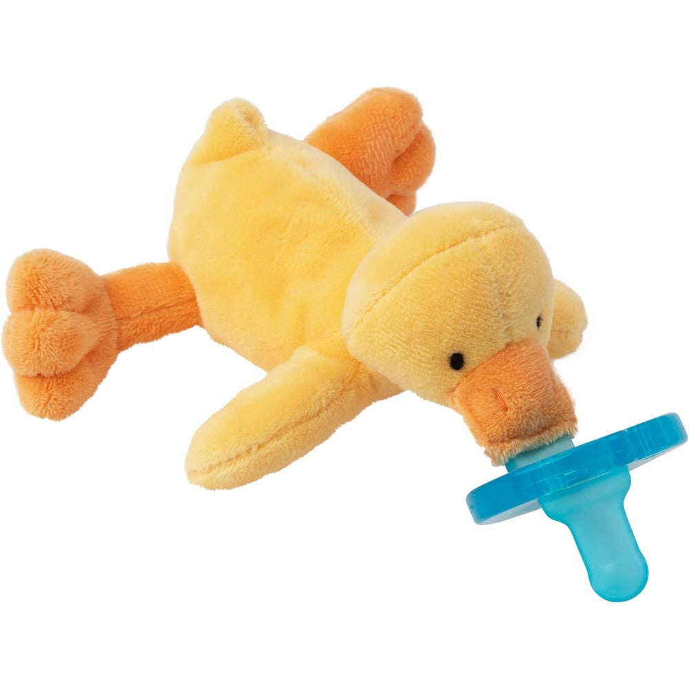 WubbaNub Infant Pacifier Baby Yellow Duck front view