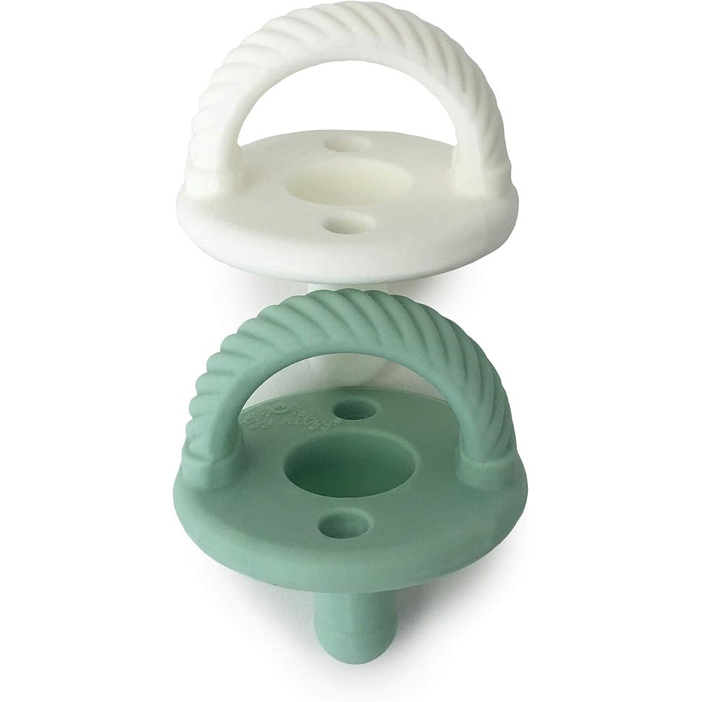 Itzy Ritzy Sweetie Soother Silicone Pacifiers front view