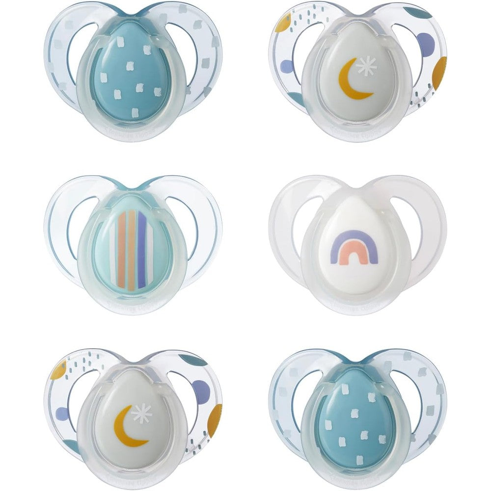 Tommee Tippee Night Time Pacifier 6-18 Months front view