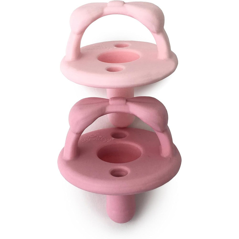 Itzy Ritzy Sweetie Soother pacifier set front view