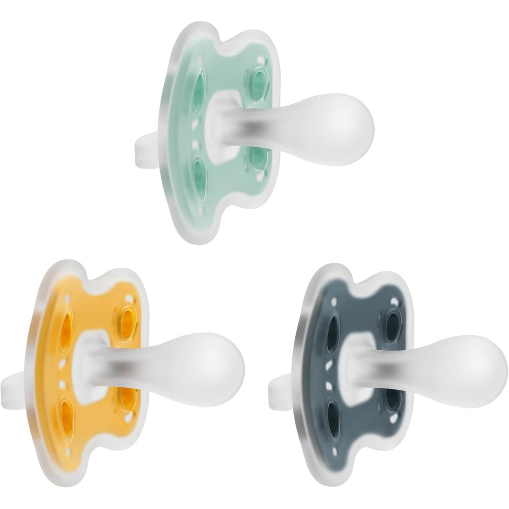 Dr. Brown's Advantage One-Piece Silicone Pacifier set front view