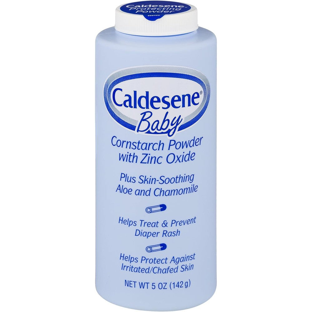 Caldesene Cornstarch Baby Powder with Zinc Oxide front view