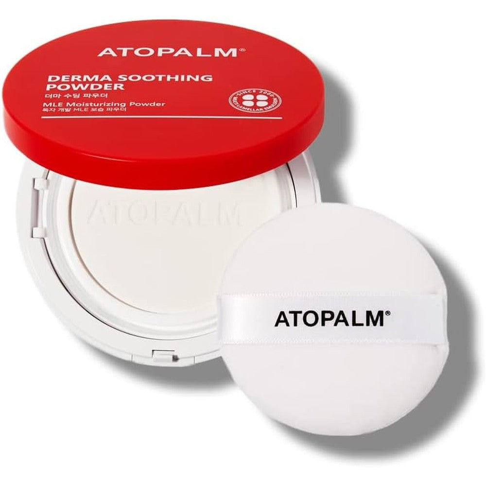 Atopalm Derma Soothing Powder Pact front view in compact case