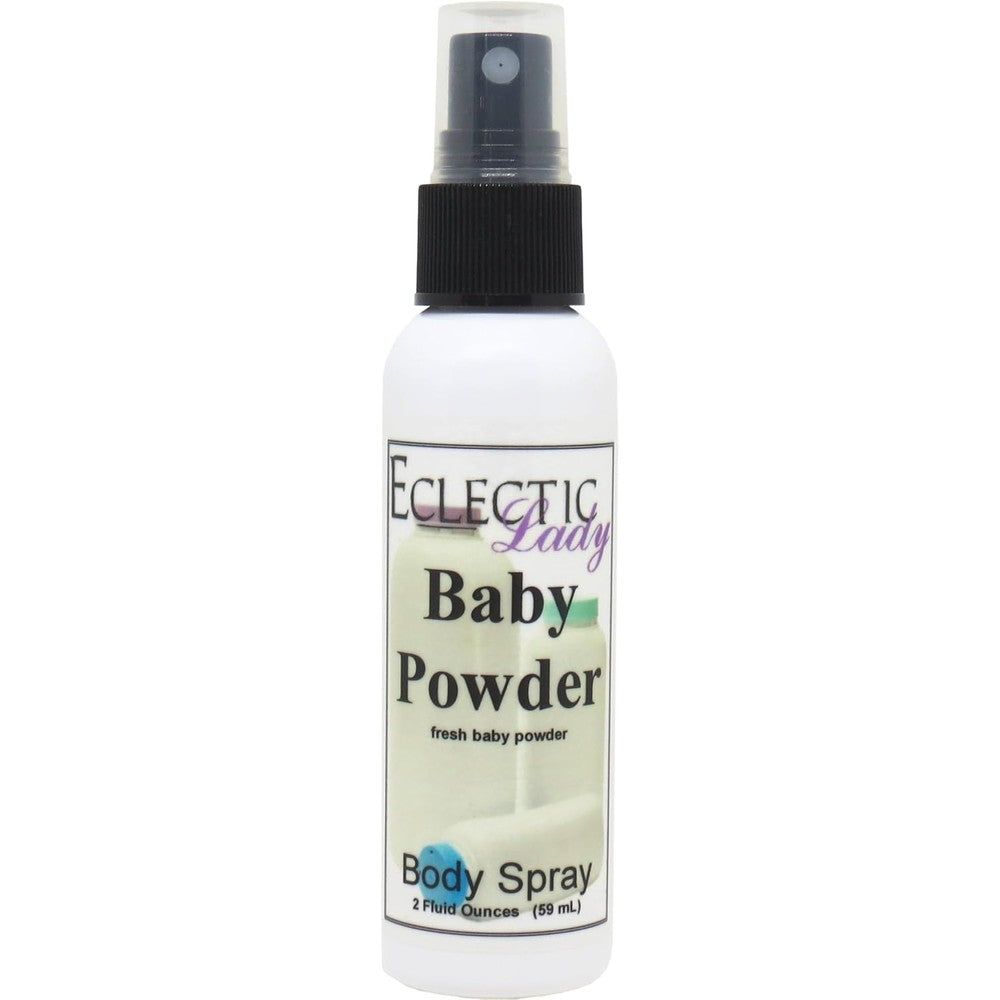 Eclectic Lady Baby Powder Body Spray front view