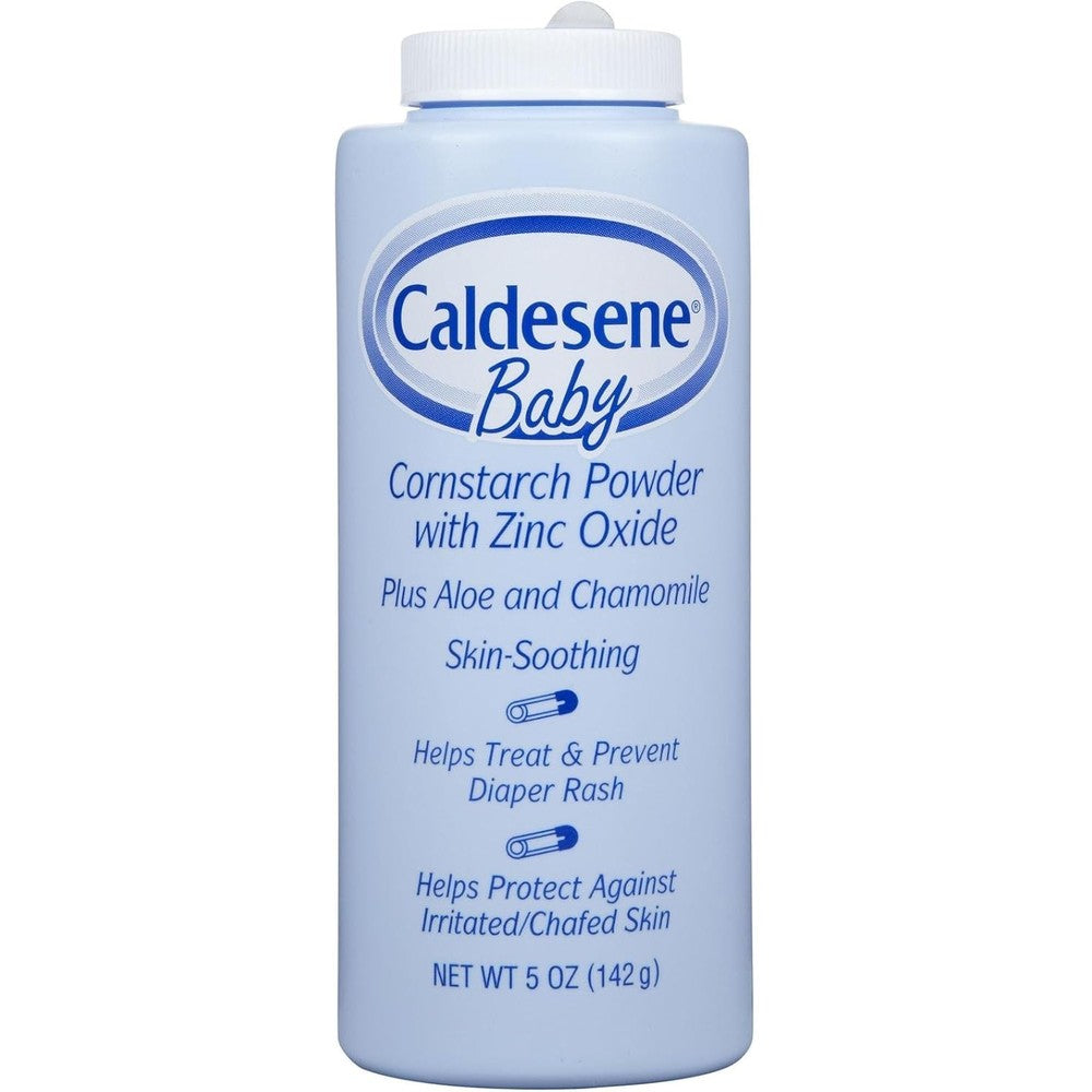 Caldesene Corn Starch Powder 5 Ounce front view bottle