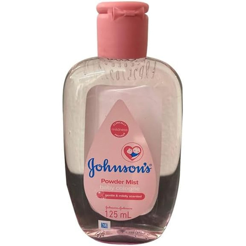 Johnsons Baby Cologne Powder Mist 125ml bottle front view