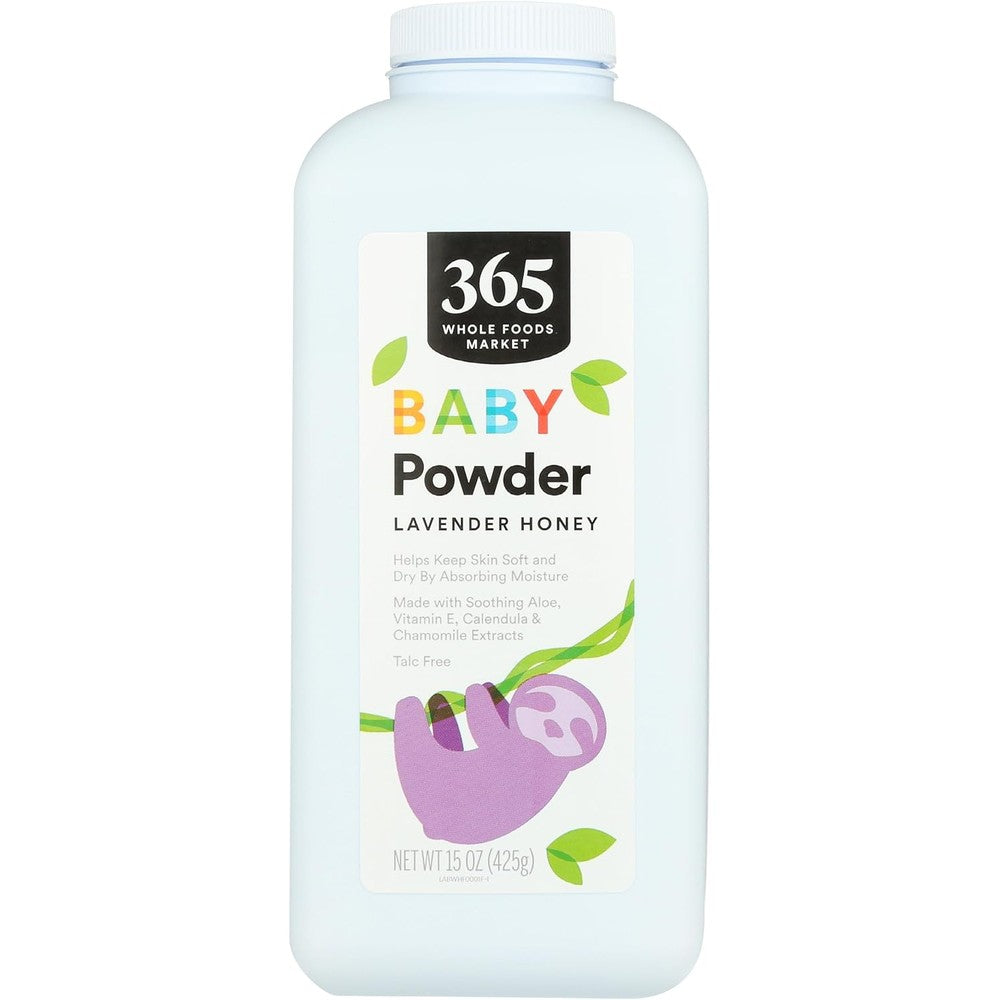 365 by Whole Foods Market Baby Powder front view for gentle skincare