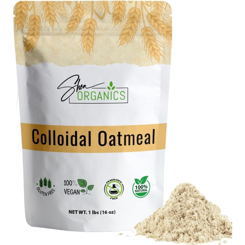 Baby Shea 100% Organic Colloidal Oatmeal Powder front view