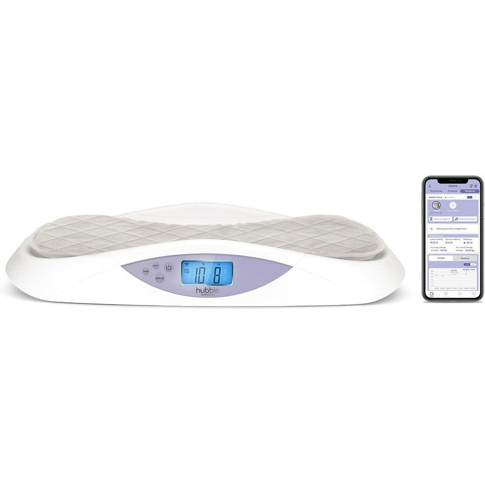 Hubble Connected Grow Smart Baby Scale front view
