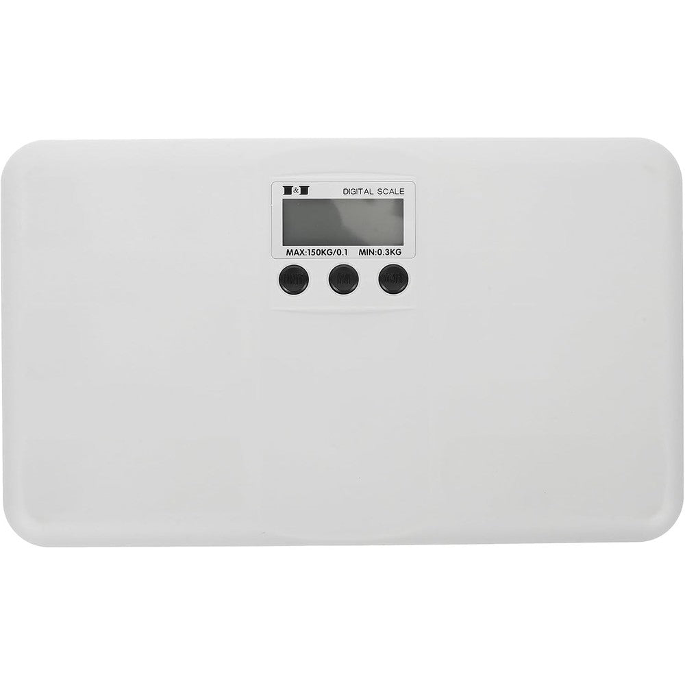 Safigle baby electronic scale front view with digital display