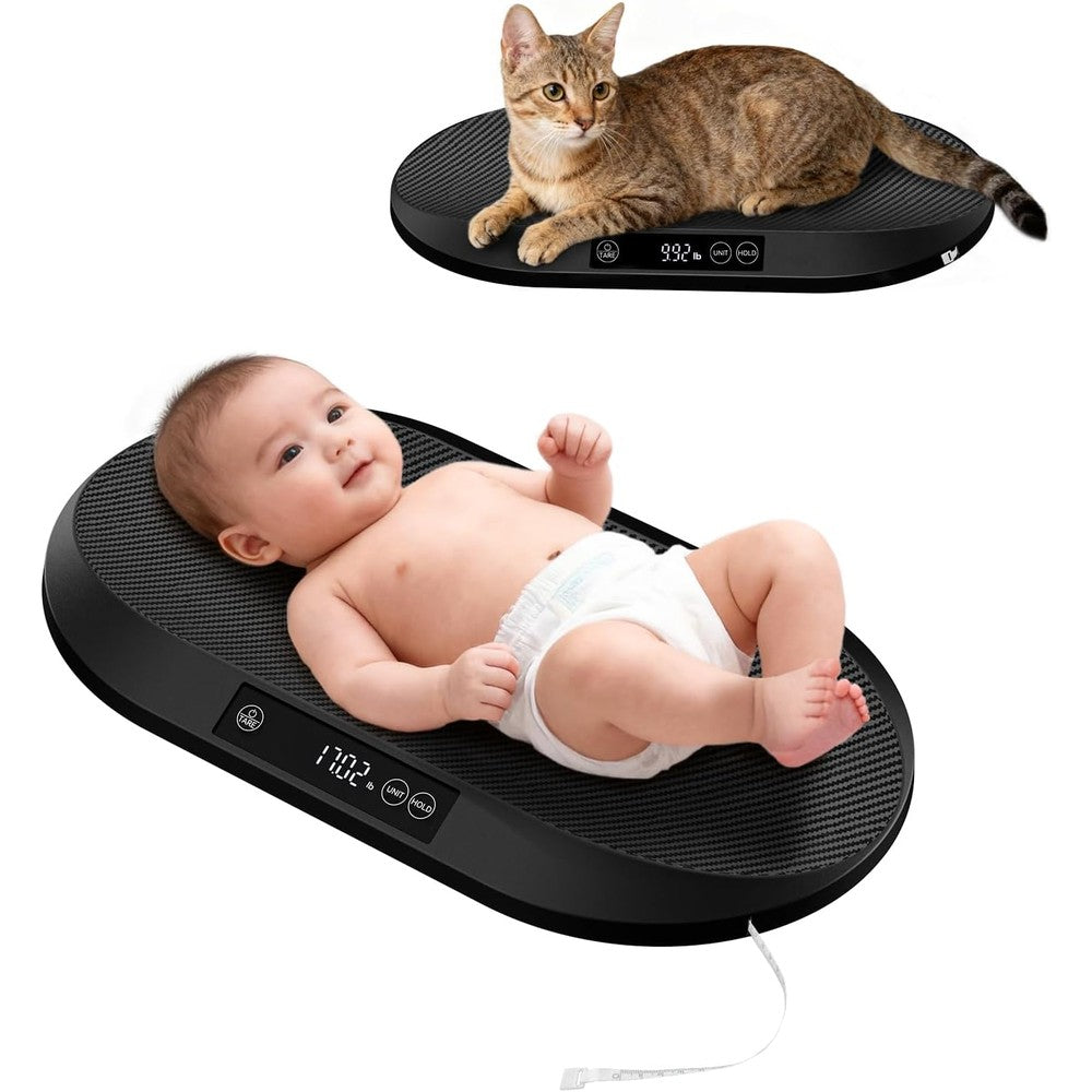Raoyan digital baby scale front view for infants and pets