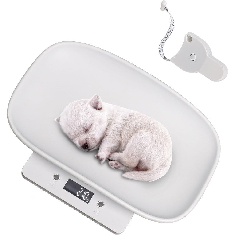 Lytdmsky digital pet scale front view for weighing puppies