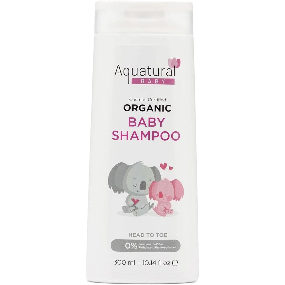 BIBLE N Beautyoils Aquatural Organic Baby Shampoo front view bottle