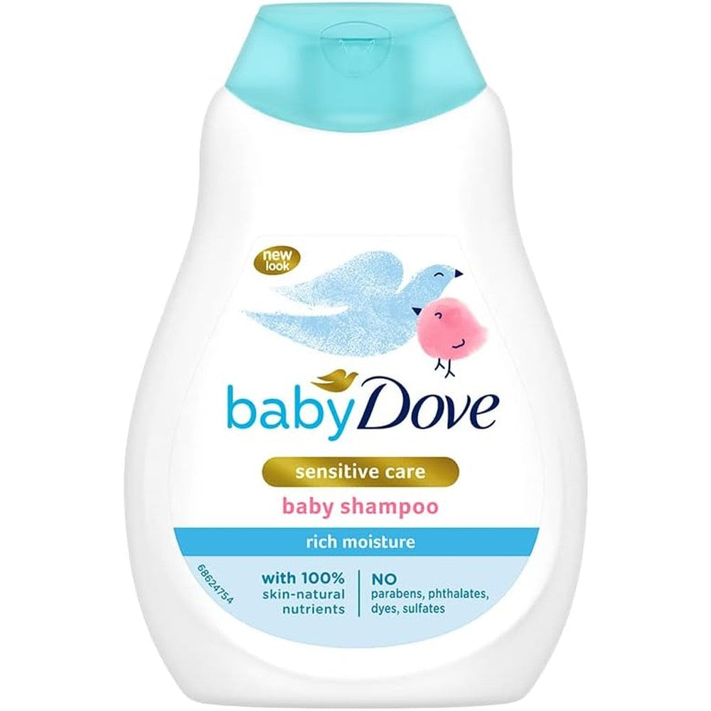 Baby Dove Rich Moisture Shampoo 200ml front view bottle