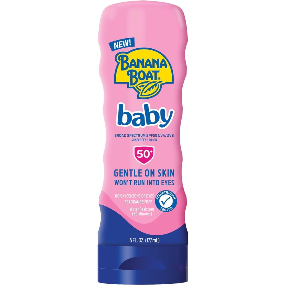 Banana Boat Baby Sunscreen SPF 50 bottle front view