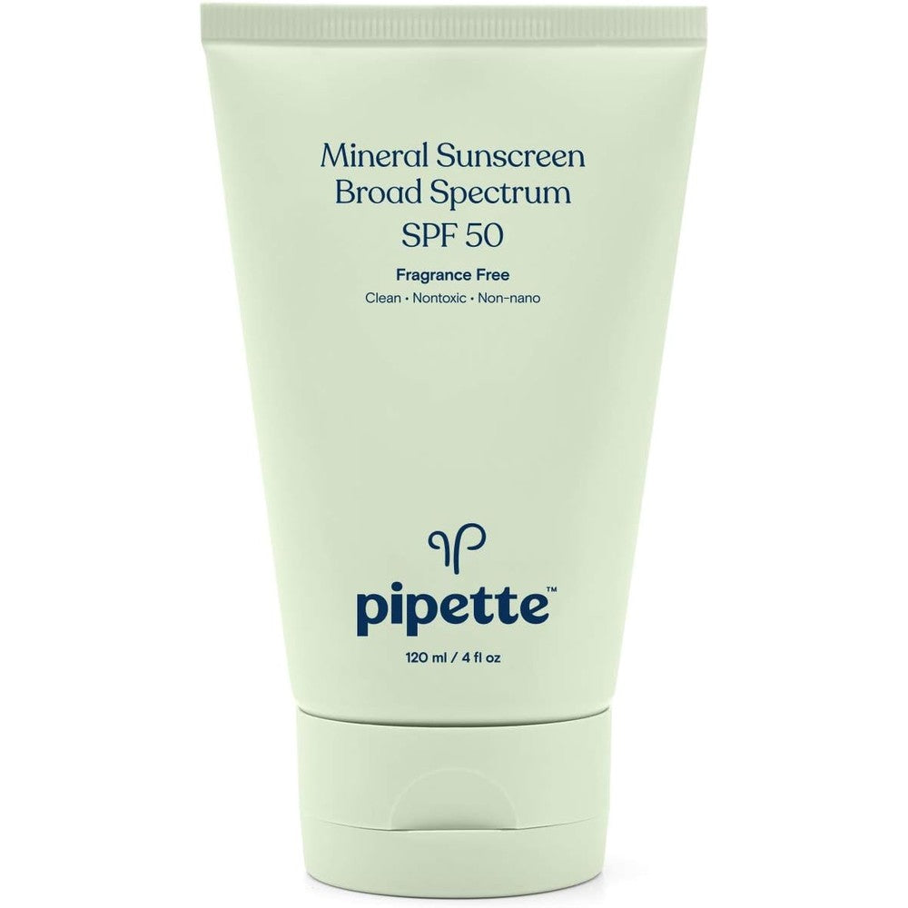 Pipette Mineral Sunscreen SPF 50 bottle front view