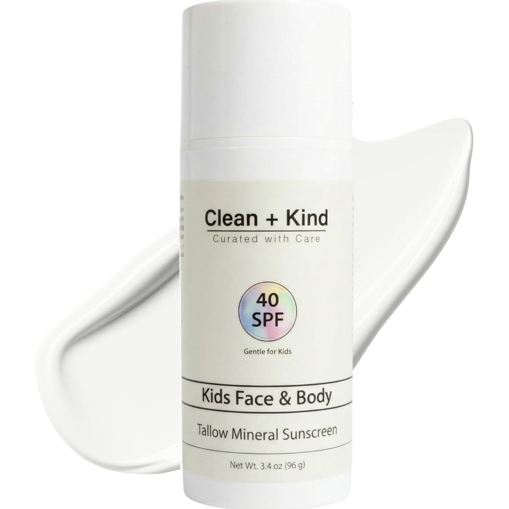 Clean Plus Kind Kids Mineral Sunscreen SPF 40 front view