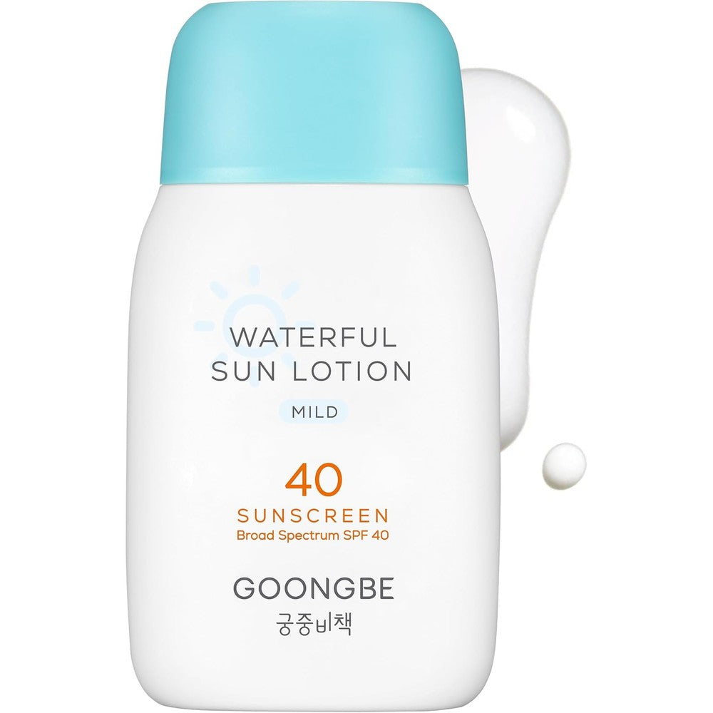 Goongbe Waterful Sun Lotion Mild SPF 40 front bottle view