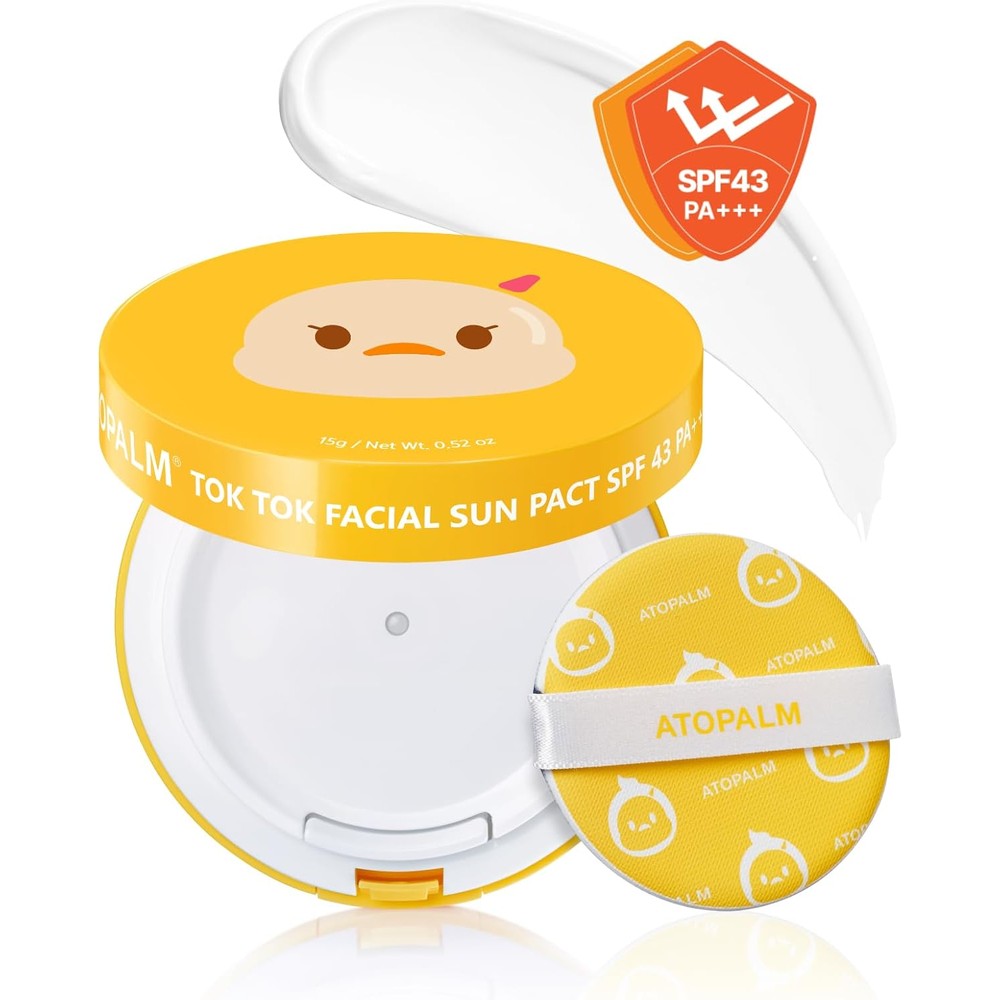 Atopalm Tok Tok Facial Sun Pact front view of compact