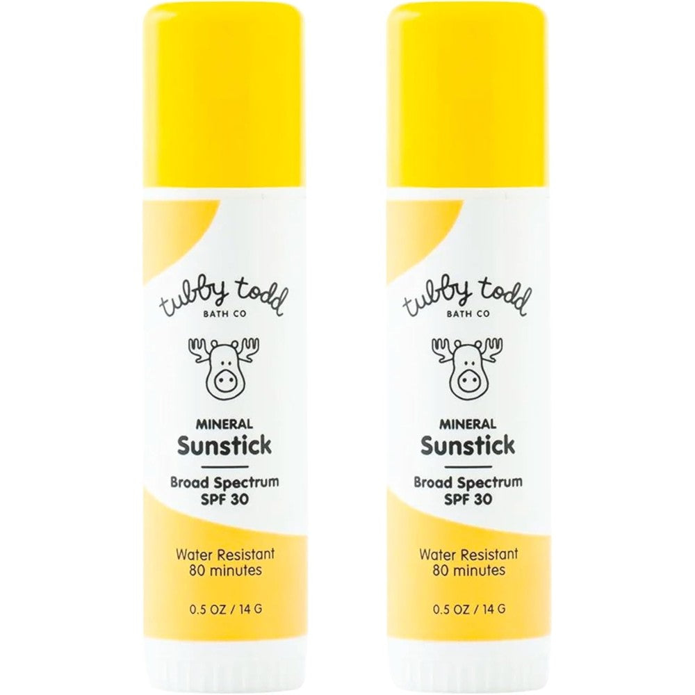 Tubby Todd Mineral Sunstick 2 Pack front view