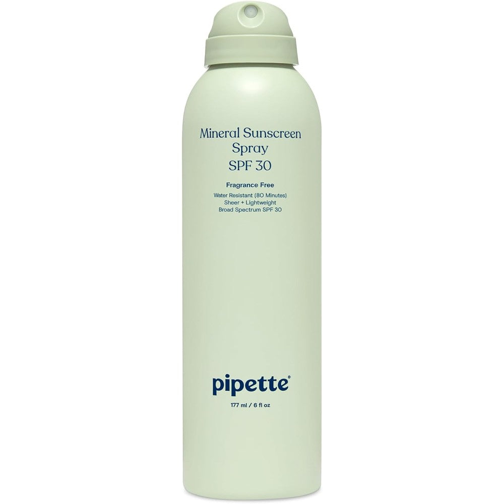 Pipette Baby Mineral Sunscreen Spray 6 Fluid Ounces front view