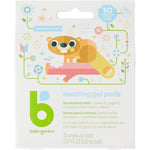Babyganics Single-Use Teething Gel Pods 10 Count front packaging