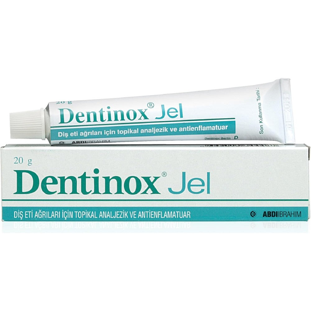 Dentinox Teething Gel 15g front view for baby gum pain