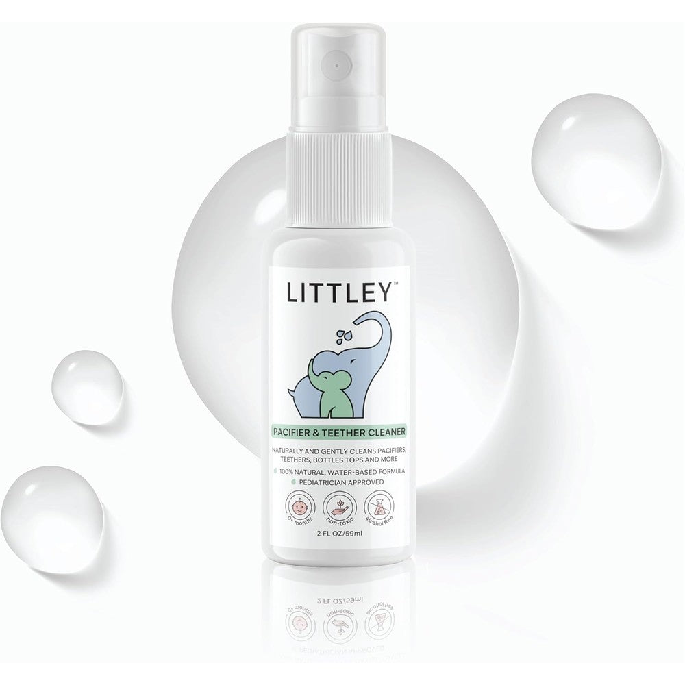 Littley Pacifier and Teether Cleaner front view 2 fluid ounce bottle