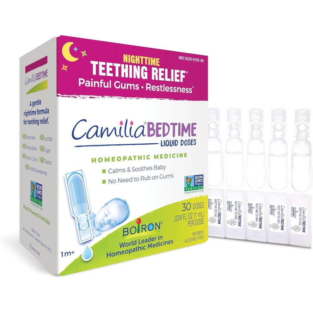 Boiron Camilia Bedtime liquid doses front packaging view