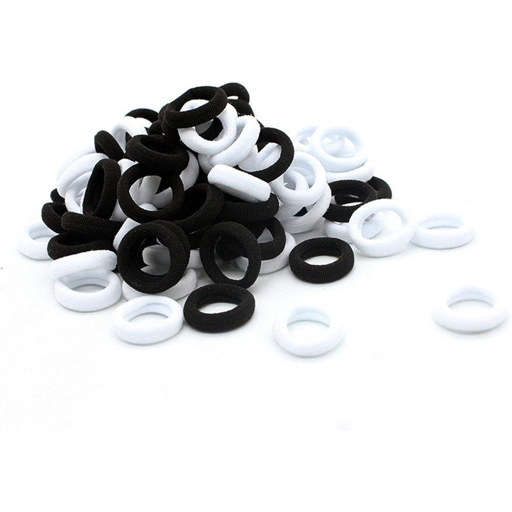 Comfort Fab 100 pieces baby girls hair ties front view