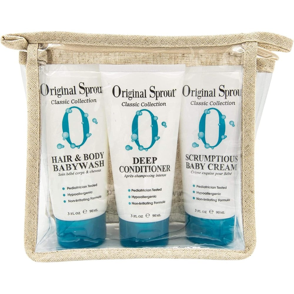 Original Sprout Travel Trio set showing bottles and packaging