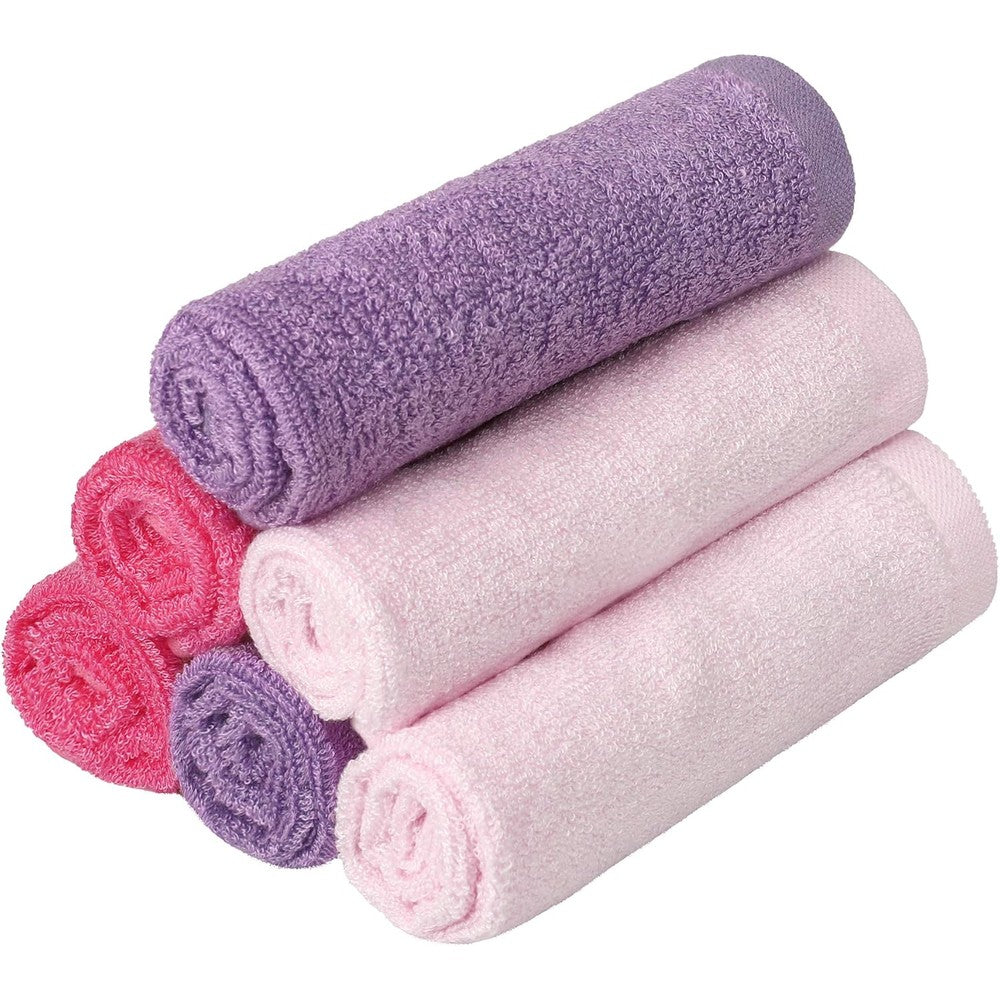Besslee 6 pack baby washcloths front view