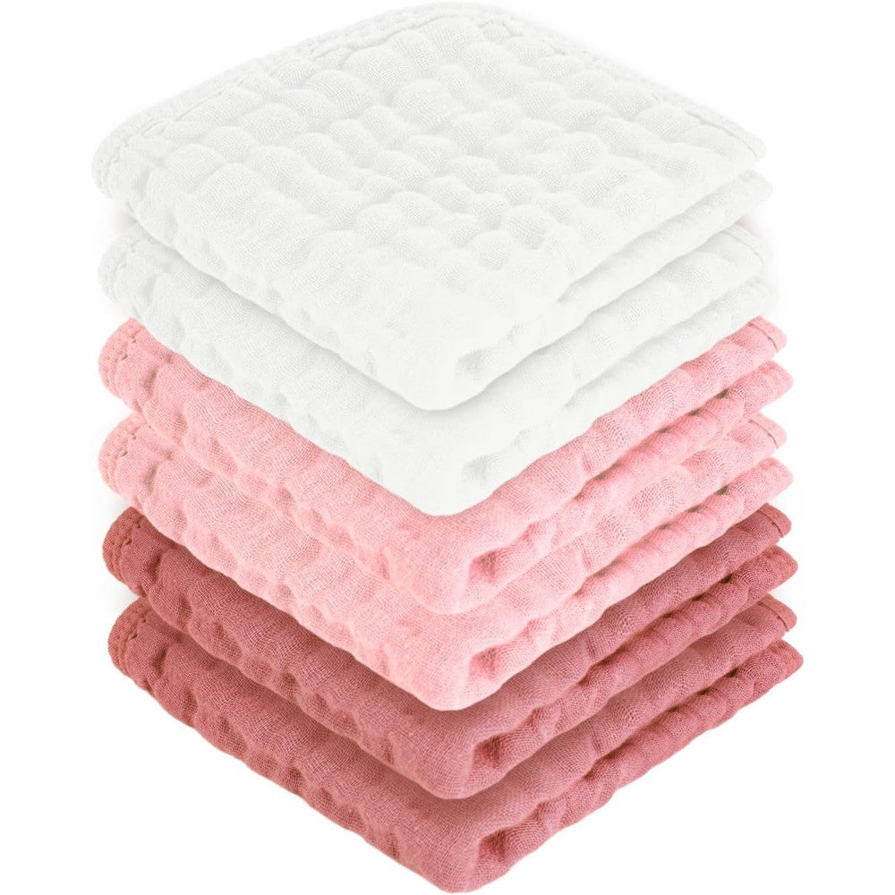 Linenaffairs Migiol baby washcloths 6 piece set front view