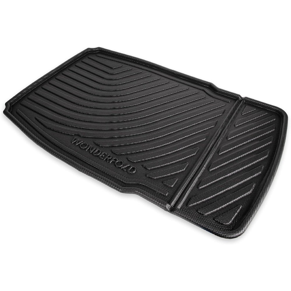 Wonderfold L2 all weather floor mat black front view