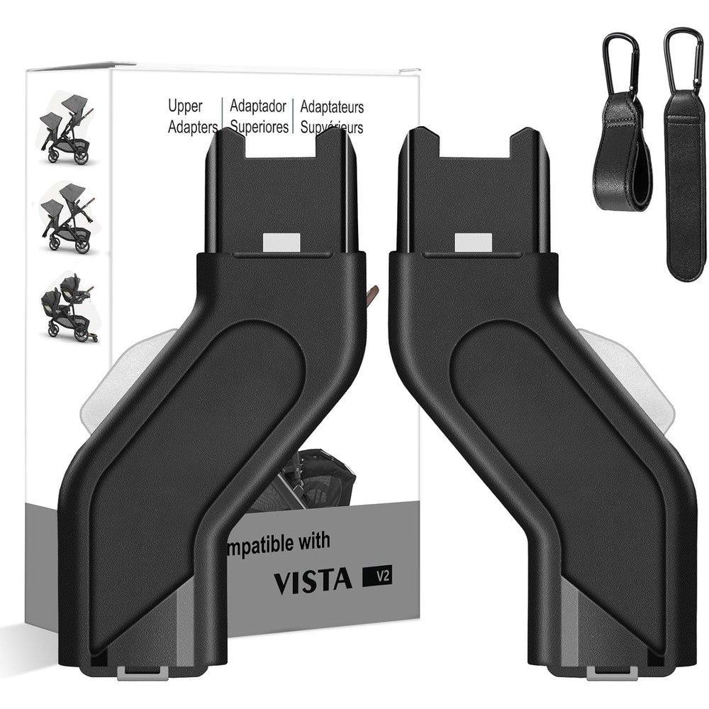 Henkgo Upper Adapter set for UPPAbaby Vista strollers front view