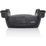 Evenflo GoTime No Back Booster Car Seat Static Black front view
