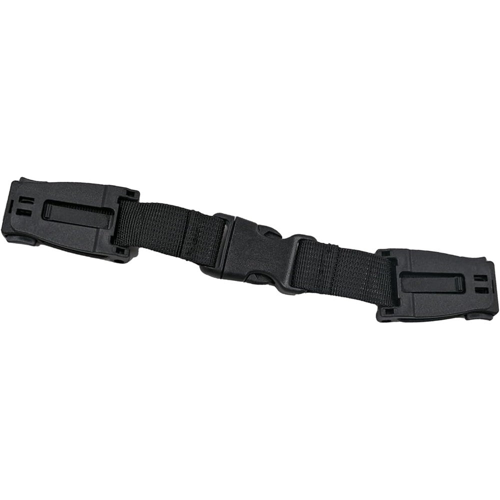 CaoXiong child chest harness front view showing the black anti-slip safety strap lock closure