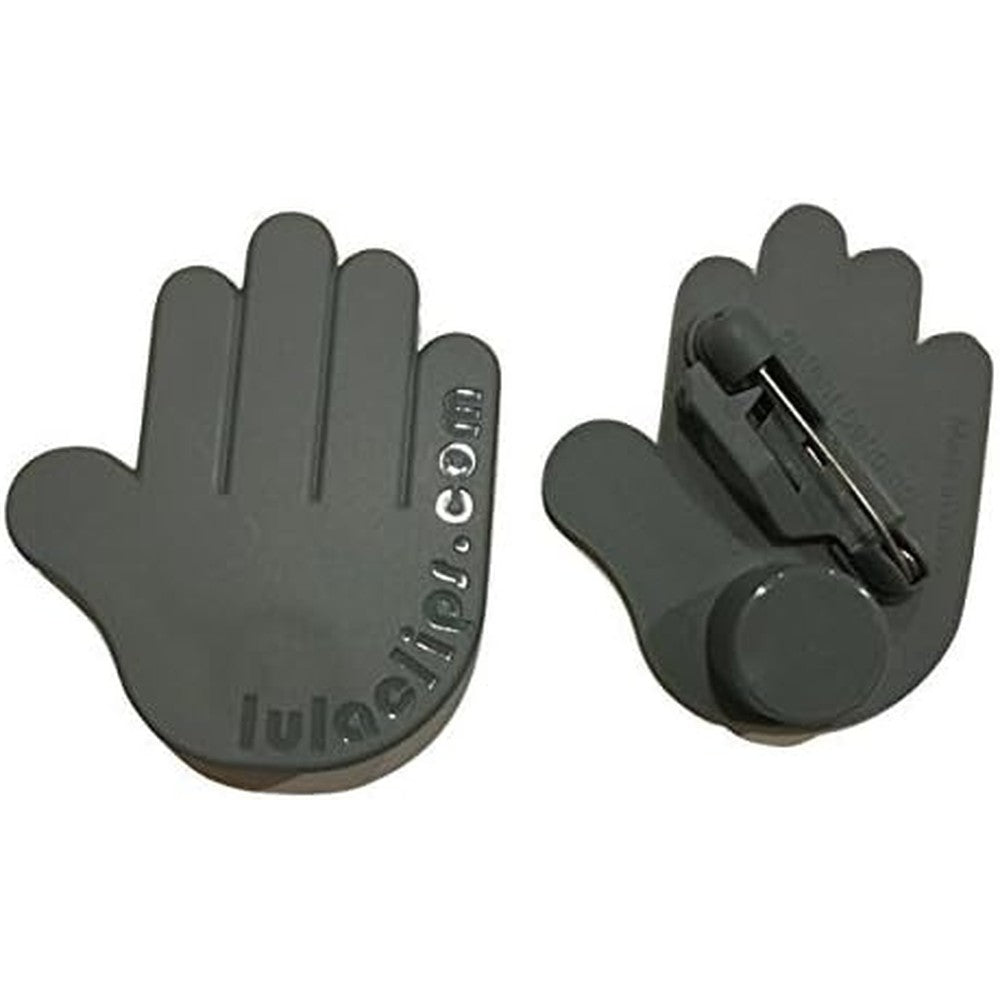 Lulaclips baby car seat harness clips 2 pack front view authentic magnetic strap holder