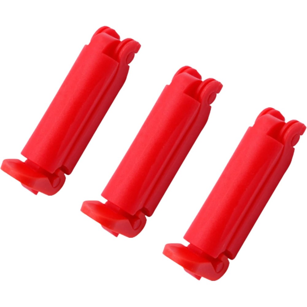 Generic baby car seat safety belt clip red front view